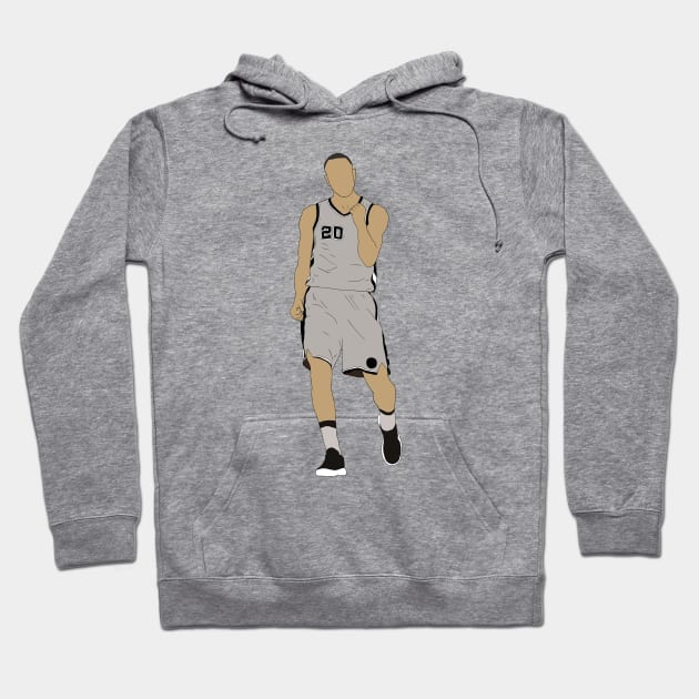 Manu Ginobili Celebration Hoodie by rattraptees